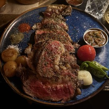 The Blind Butcher signature dishes Truffle Lobster MacBeef Short RibFilet Mignon